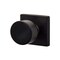 Sure-Loc Hardware Sure-Loc Hardware Bergen Square Passage Knobset, Flat Black BG101-SQ FBL - alternate 2